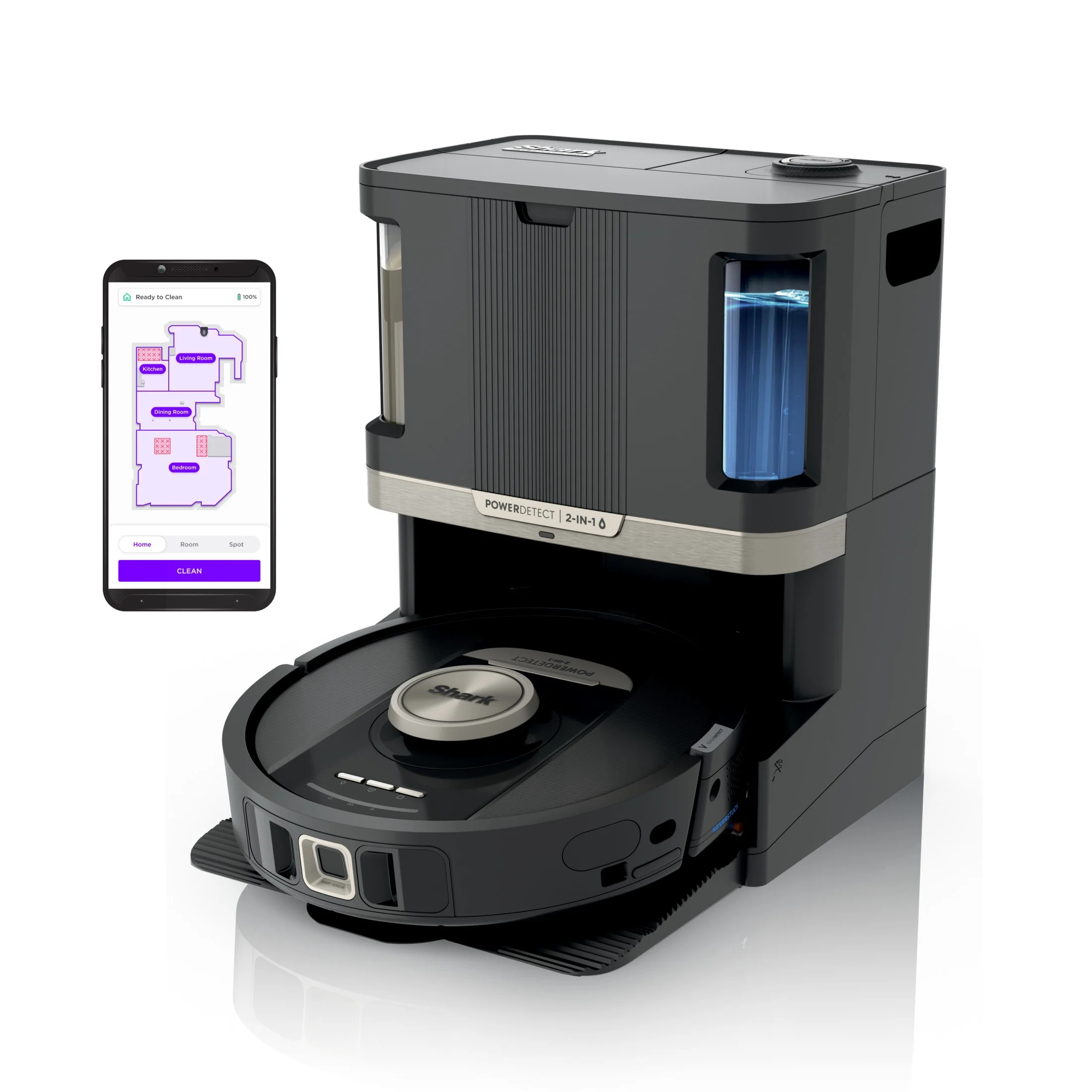 Shark  PowerDetect NeverTouch Pro, Self-Empty, Self-Refill & Self-Clean, Robot Vacuum and Mop wit... | Walmart (US)