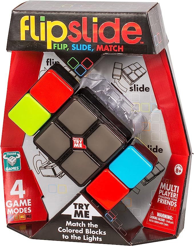 Flipslide Game, Electronic Handheld Game | Flip, Slide, and Match the Colors to Beat the Clock - ... | Amazon (US)