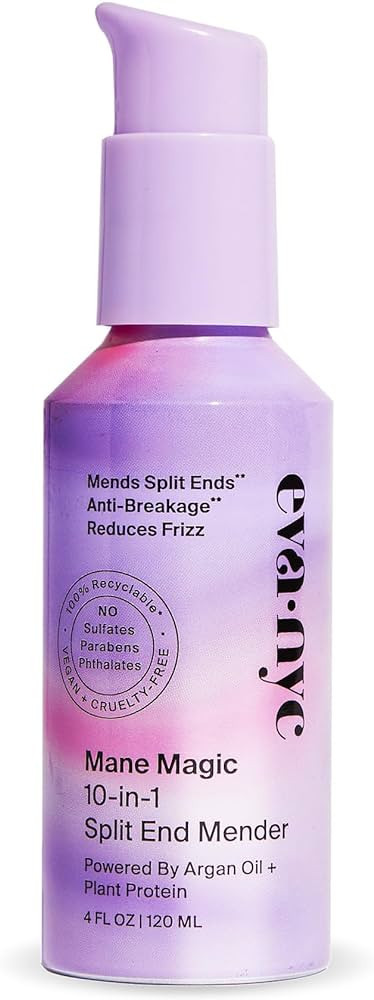 Eva NYC Mane Magic 10-in-1 Split End Mender, Nourishing Treatment, Vegan Hair Care Cream with Sun... | Amazon (US)