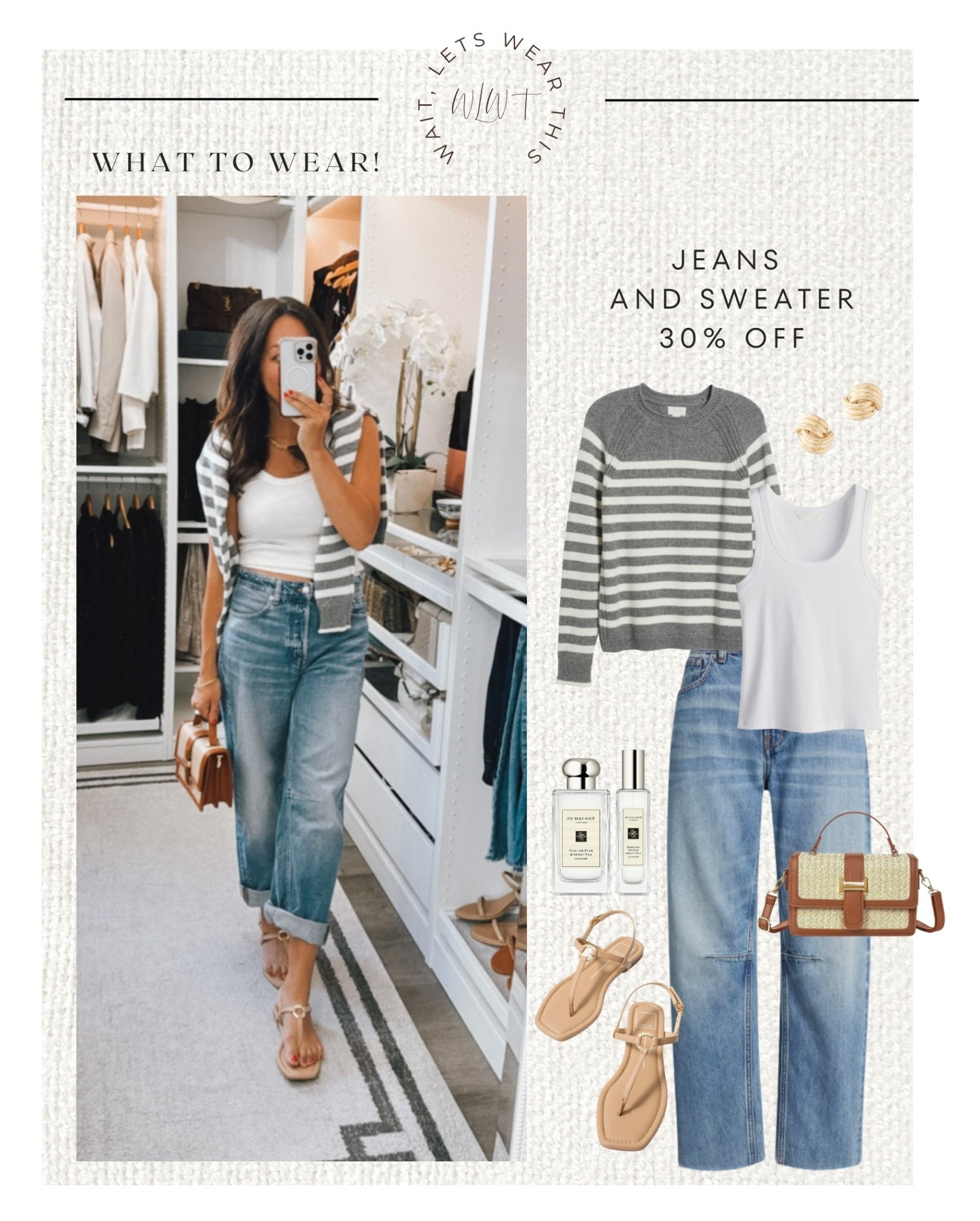 Jeans and sweater are part of the Nordstrom Sale! ⭐️
I sized down 1 in the jeans 

#LTKOver40 #LTKSaleAlert