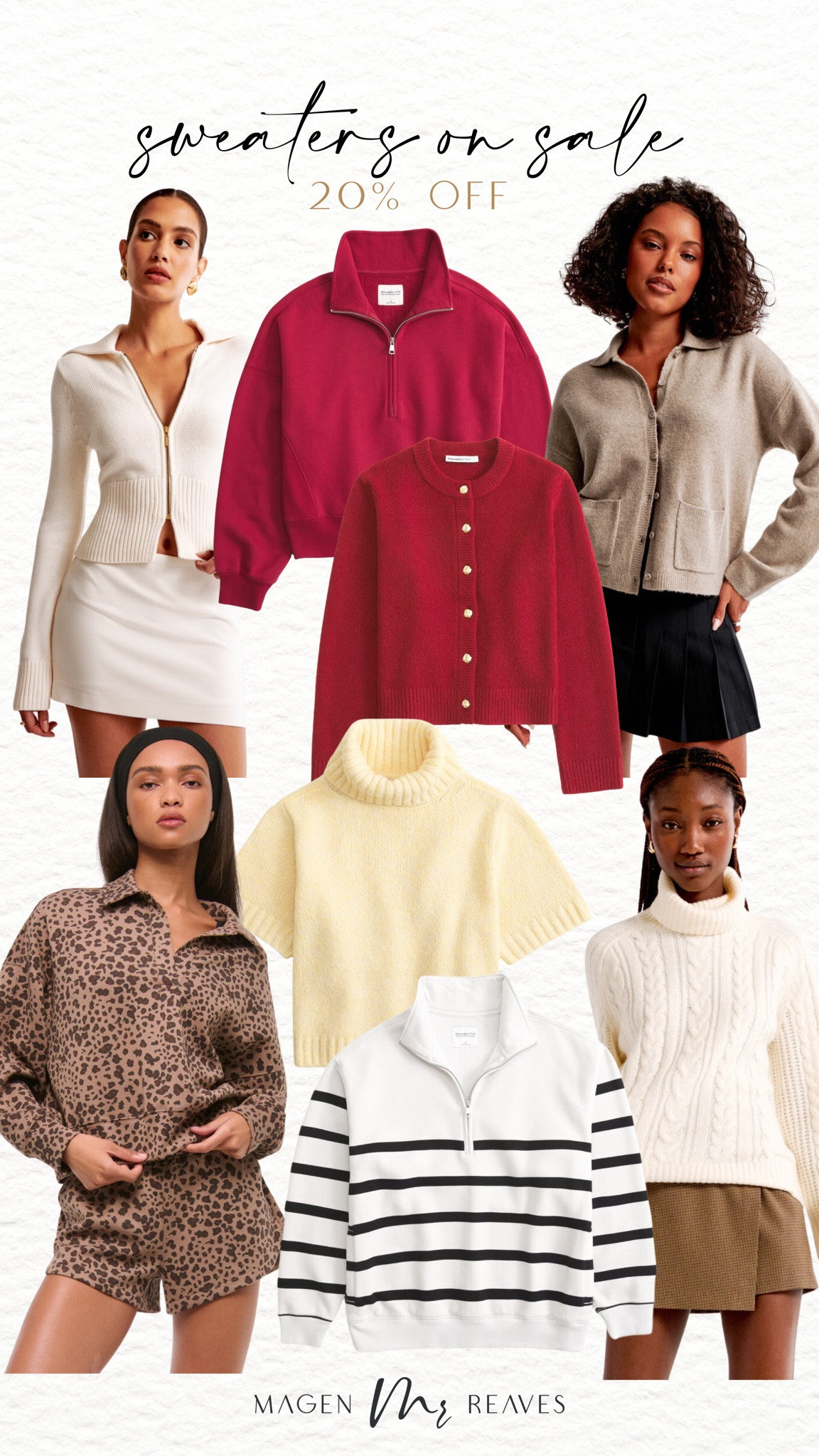 20% off sweaters for fall and winter!! 

#LTKSeasonal #LTKSaleAlert #LTKFindsUnder100