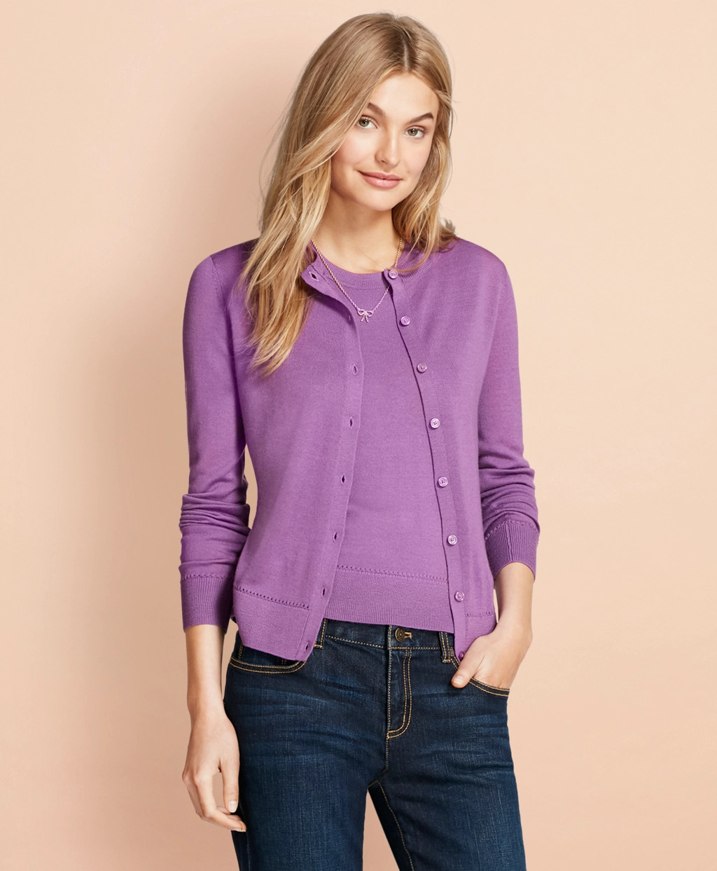 Brooks Brothers Women's Merino Wool Cardigan | Brooks Brothers