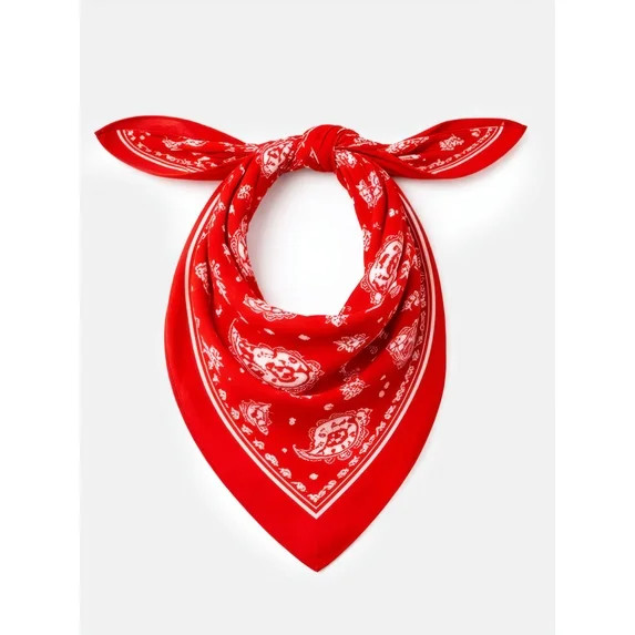 Time and Tru Women's Americana Bandana, Red Rooster | Walmart (US)