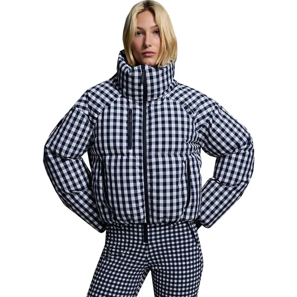 Cordova Cortina Jacket - Women's in Indigo Gingham at Nordstrom, Size Medium | Nordstrom