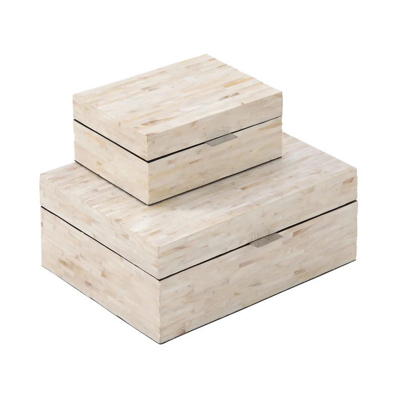 2 Piece Handmade Decorative Box Set | Wayfair North America