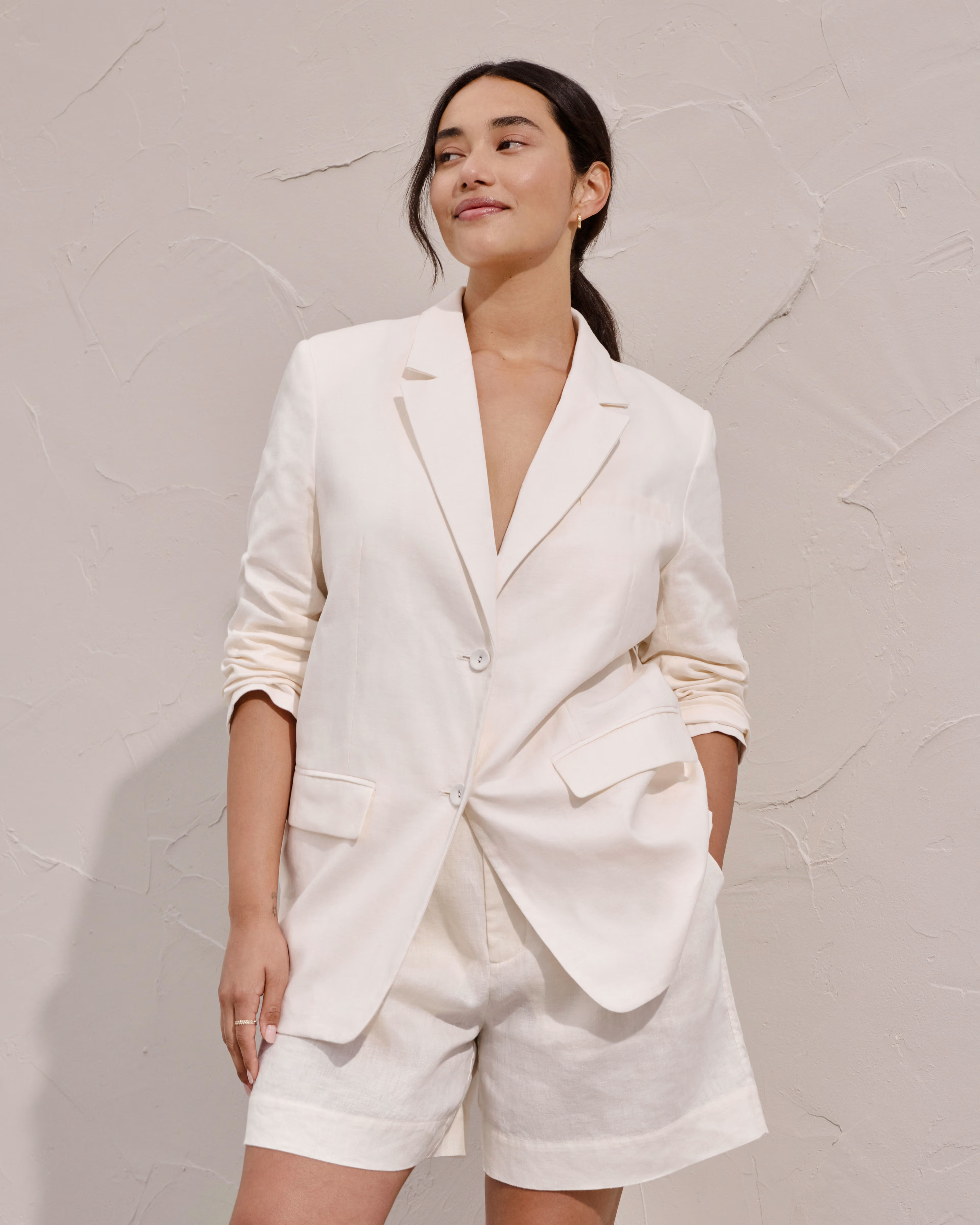 The Linen Way-High® Drape Short | Everlane