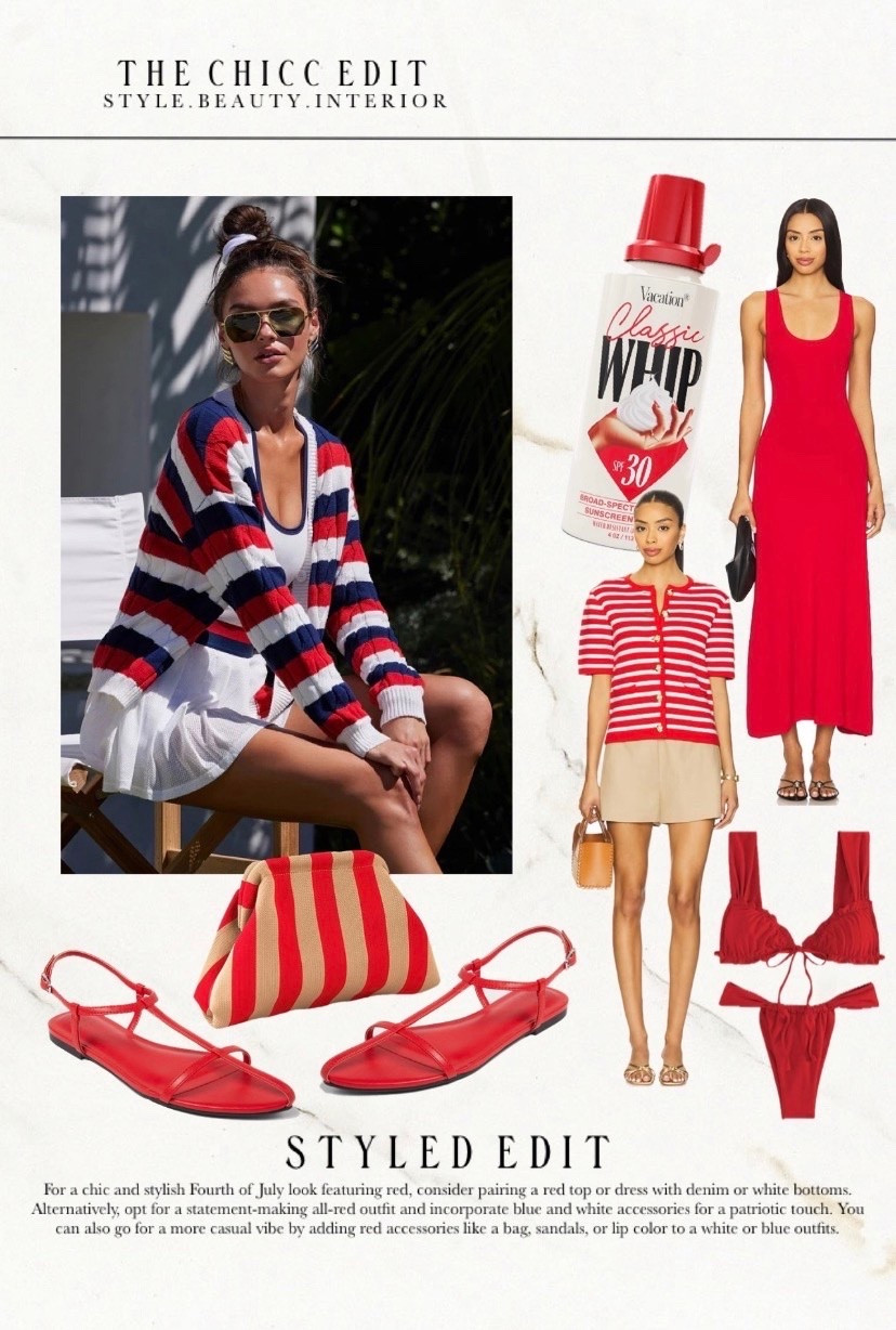 Color crush 😻 

#red #fourthofjuly #bag #sandals #amazon revolve

#LTKootd #LTKgrwm #LTKSwim