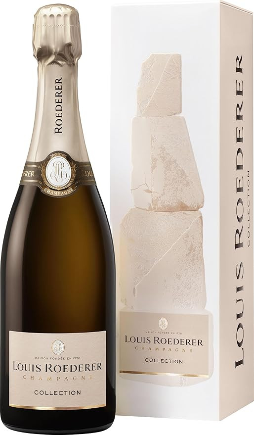Louis Roederer Champagne Collection 244 in Grafik-Geschenkpackung Brut Champagner (1 x 0.75 l) | Amazon (DE)
