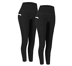 Fengbay 2 Pack High Waist Yoga Pants, Pocket Yoga Pants Tummy Control Workout Running 4 Way Stret... | Amazon (US)