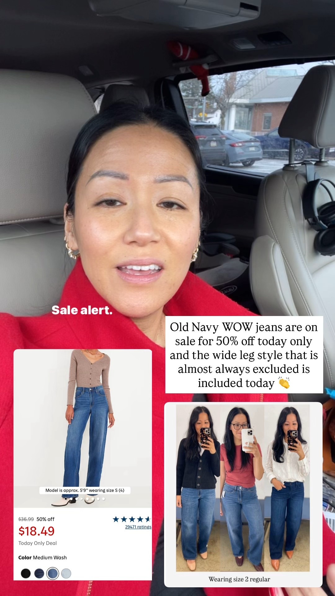 Old Navy WOW Wide leg jeans 
Size 2 regular 

#LTKFindsUnder50 #LTKSaleAlert #LTKOver40