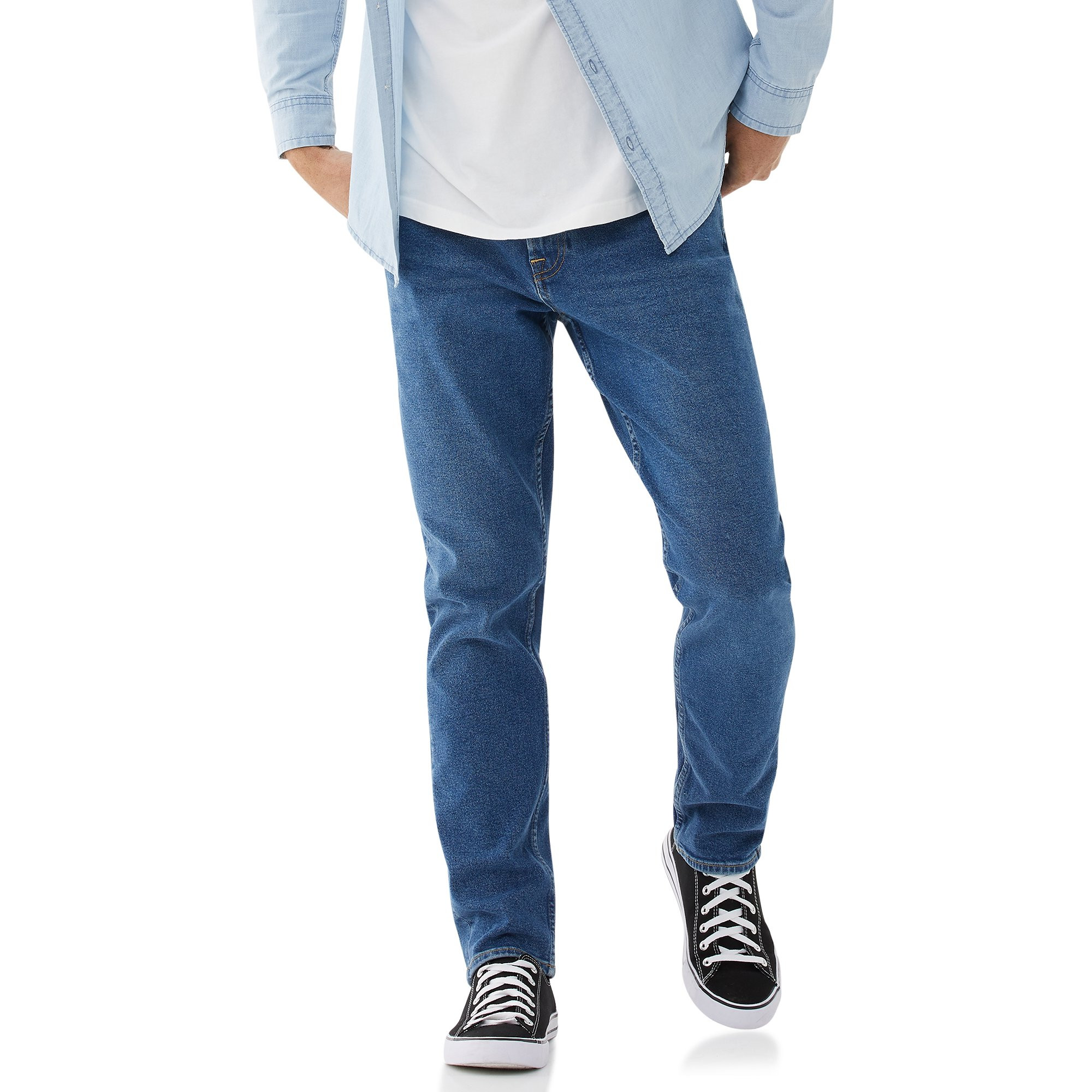Free Assembly Men's Straight Jeans | Walmart (US)