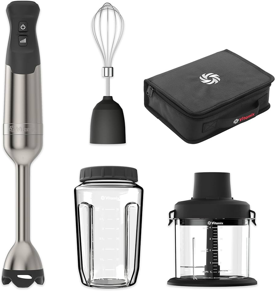 Vitamix 5-Speed Immersion Blender 5-Piece Bundle, 625-Watt Motor, One-Handed Operation, 5 ft cord... | Amazon (US)
