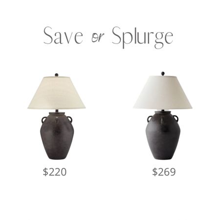 Terracotta Jug Lamp

Save or splurge  

#LTKhome #LTKstyletip #LTKsalealert