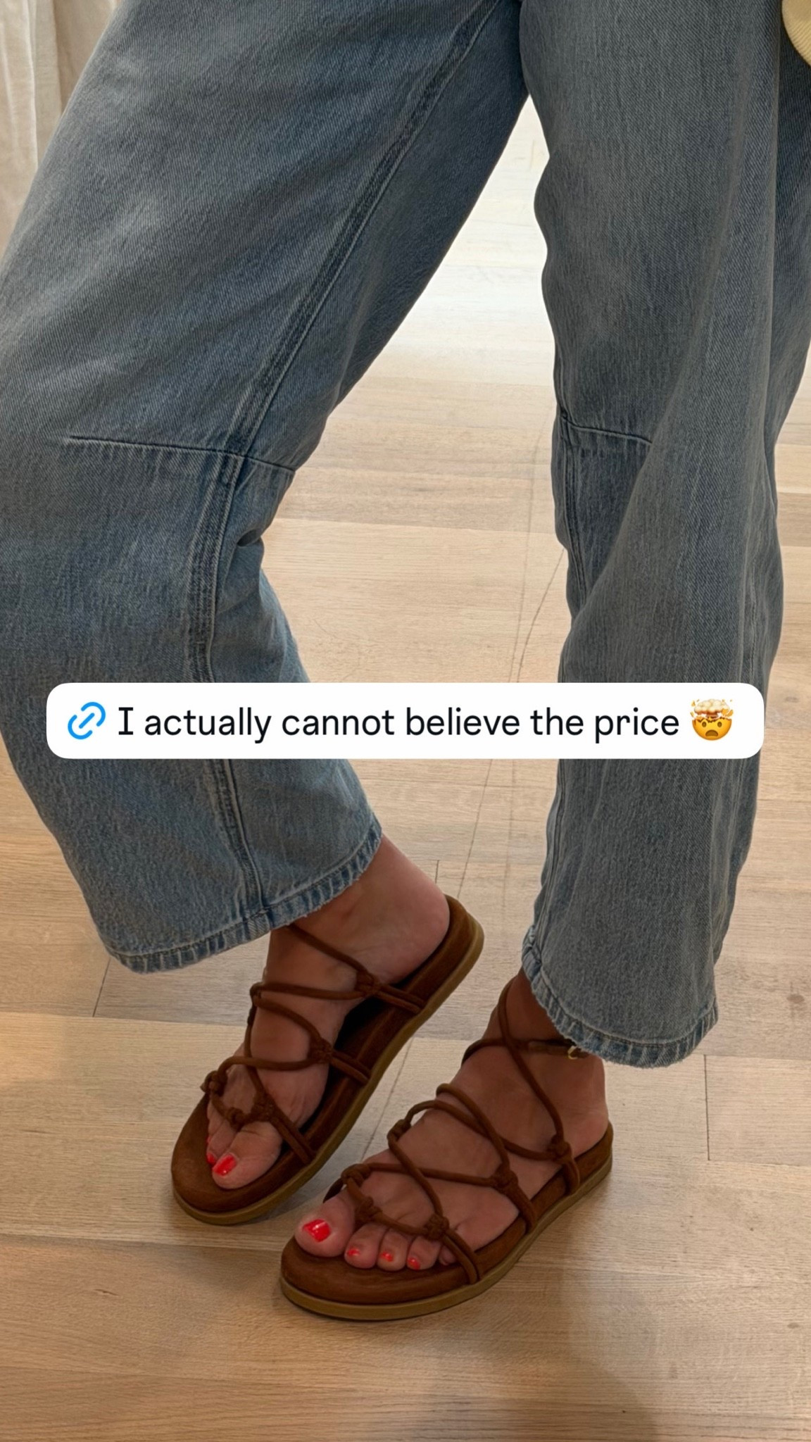 Theeeee cutest summer sandals!!!  $25 and true to size- so comfortable! #WalmartPartner  @WalmartStyle #WalmartStyle