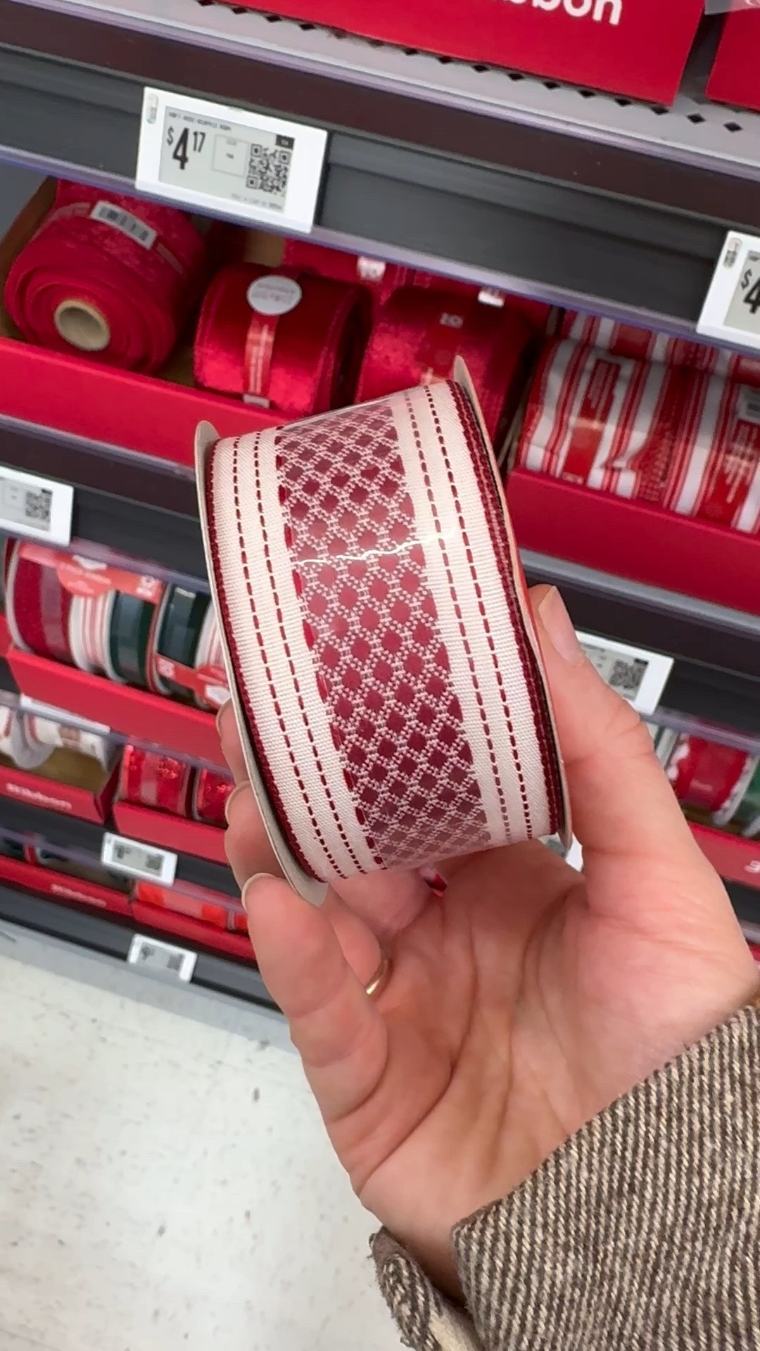 Christmas ribbon from Walmart! Christmas ribbon. Decorating ribbon. Christmas decor. Walmart finds. 

#LTKHome #LTKHoliday #LTKStyleTip