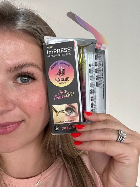 Press on falsies from the drugstore that look like lash extensions! Wow! “ImPress”ed for sure!

#LTKbeauty