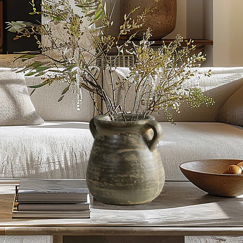 Bungert Handmade Terracotta Table Vase | Wayfair North America