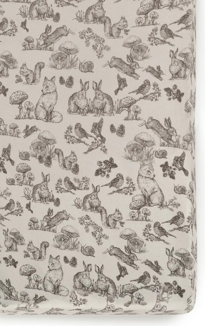 Print Orgainc Cotton Muslin Crib Sheet | Nordstrom