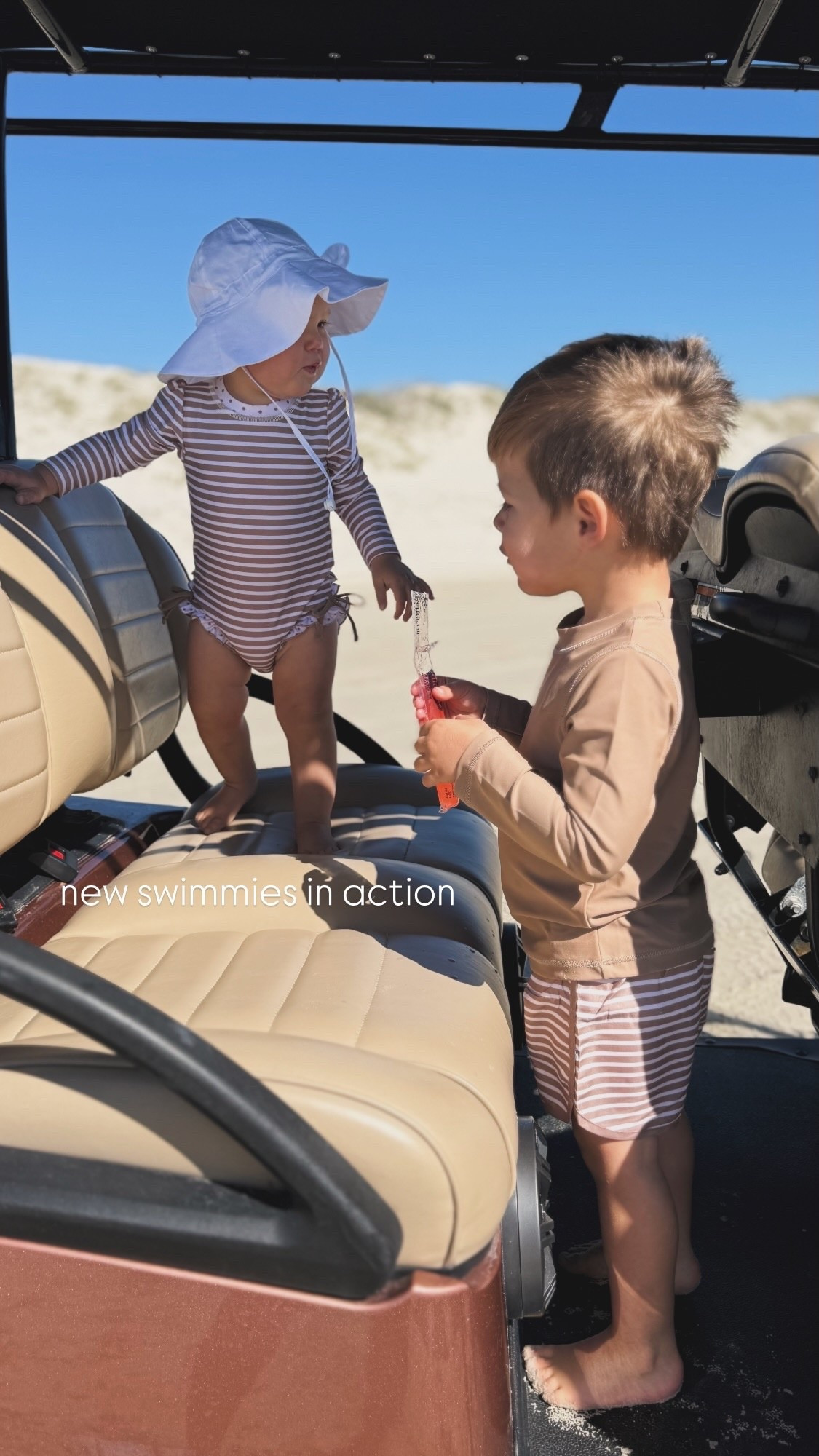 new swimmies in action @cadenlane 