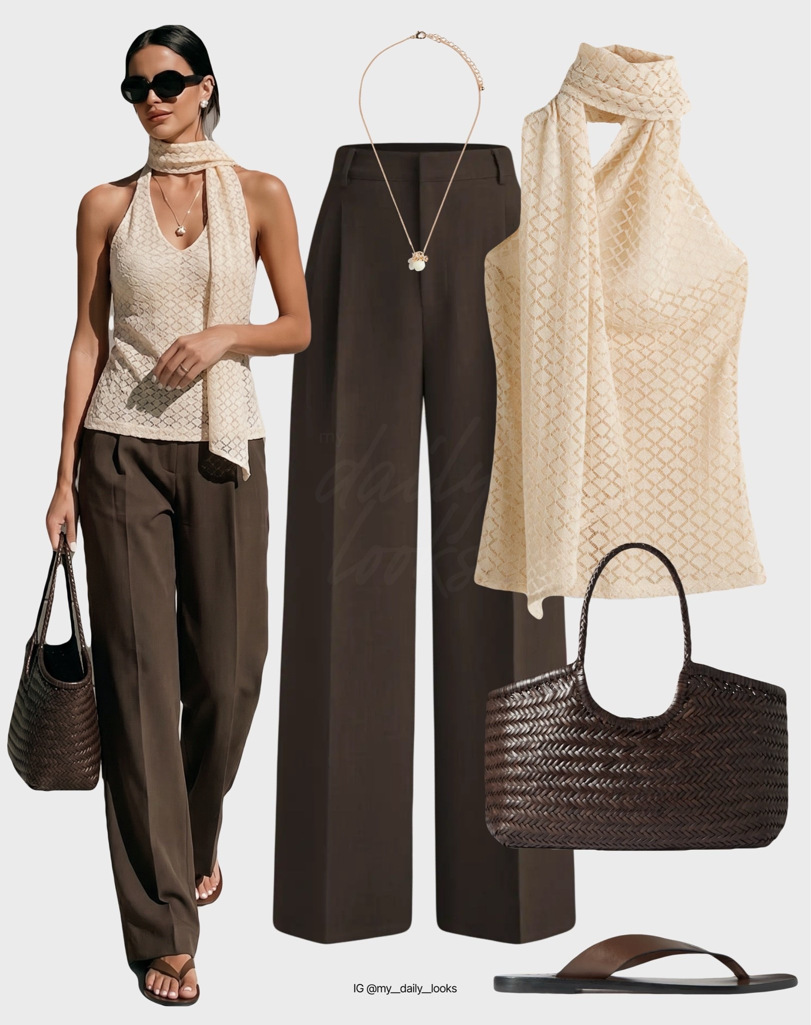 Classy & chic summer outfit 🖤

Tags: summer outfits, brown trousers, office look, capsule wardrobe, high street, everyday essentials, summer shorts outfits, summer outfit finds, casual summer outfits, summer outfit ideas, summer fashion finds.

#LTKsummer #LTKbag #LTKstyletip