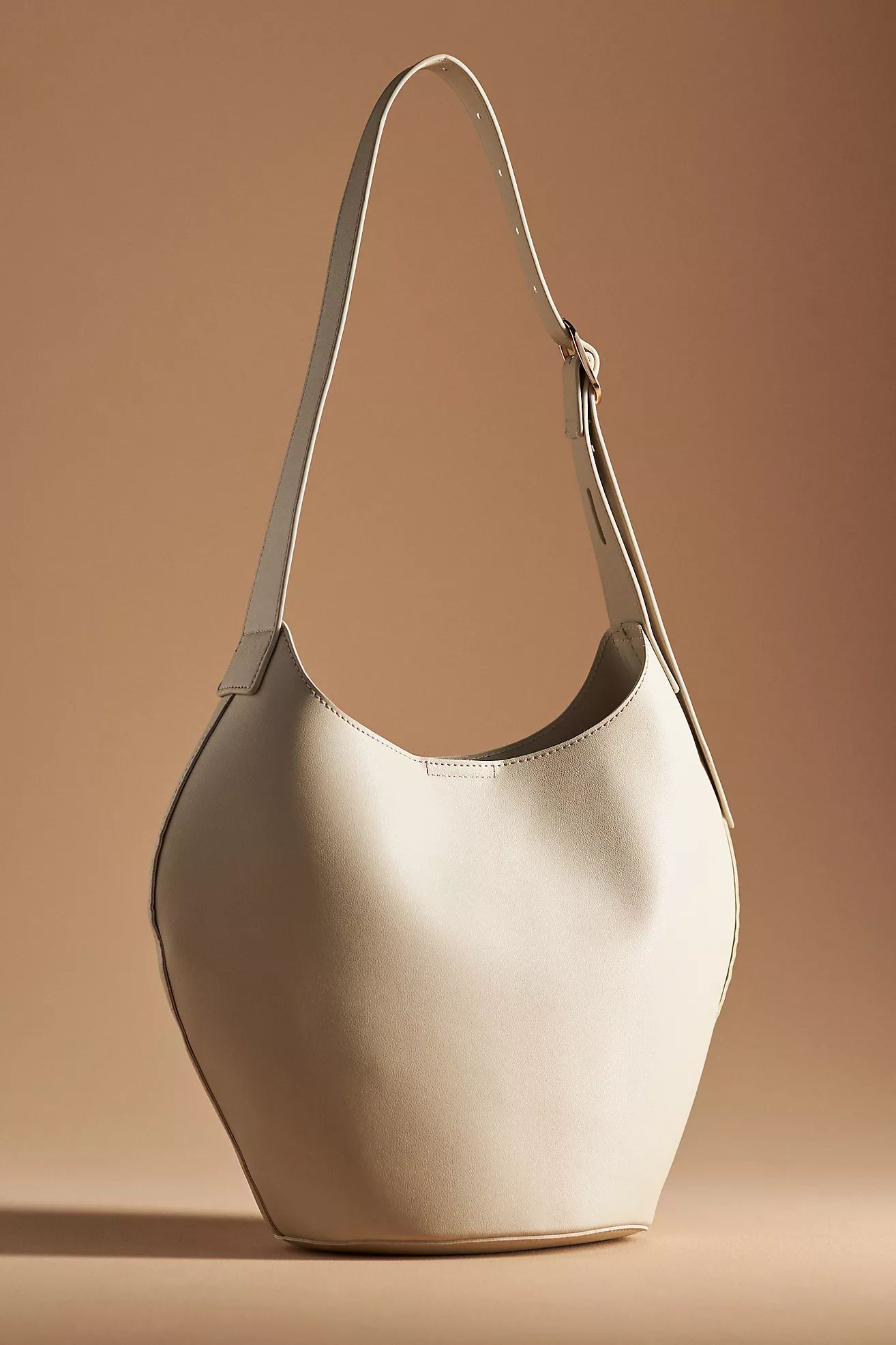 Faux Leather Bucket Tote | Anthropologie (US)