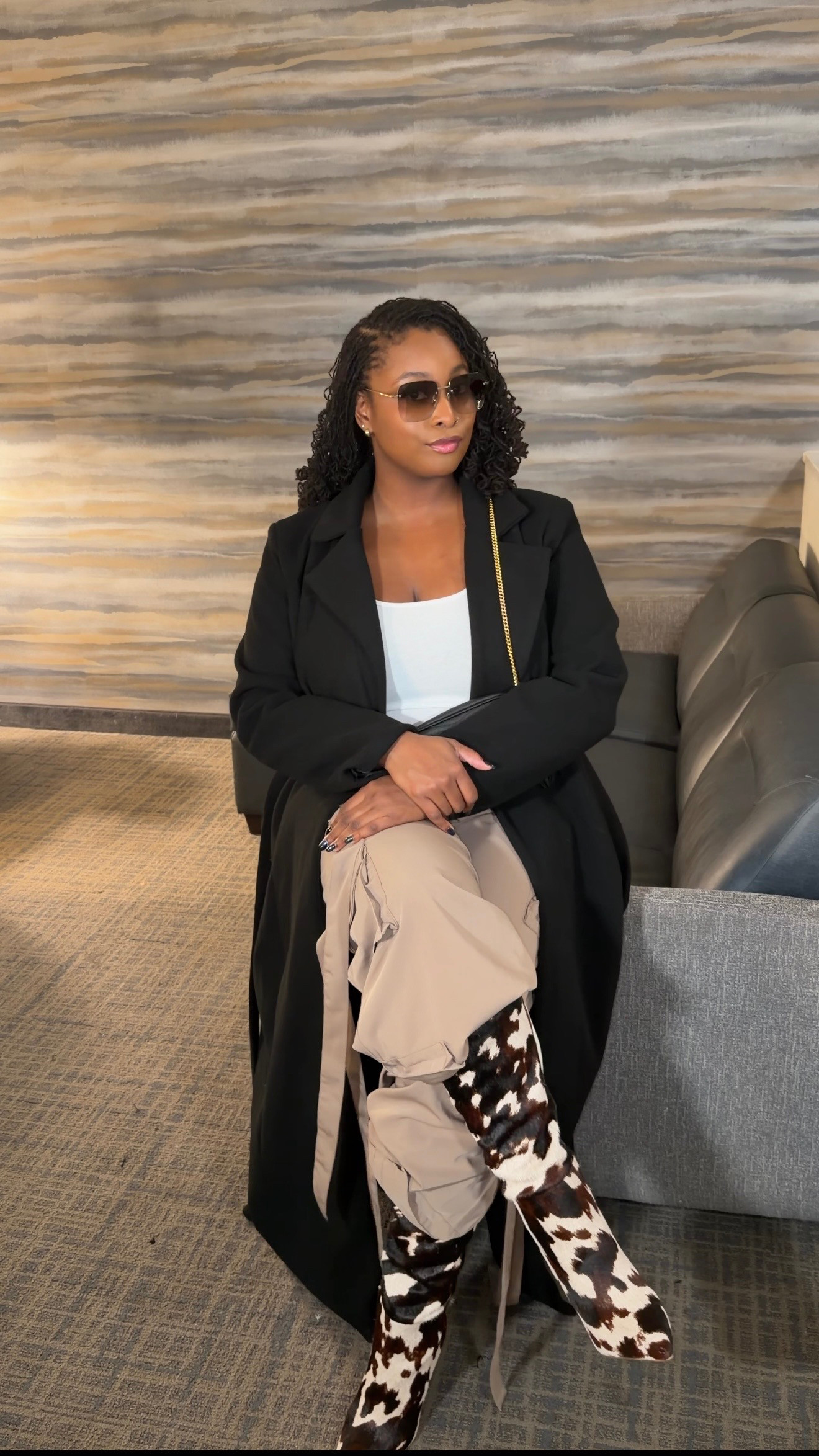 Archive Me Cargo Wide Leg Pant - Khaki - Fashion Nova

fI'm A Goddess Trench Coat - Black - also Fashion Nova
 

 #LTKootd