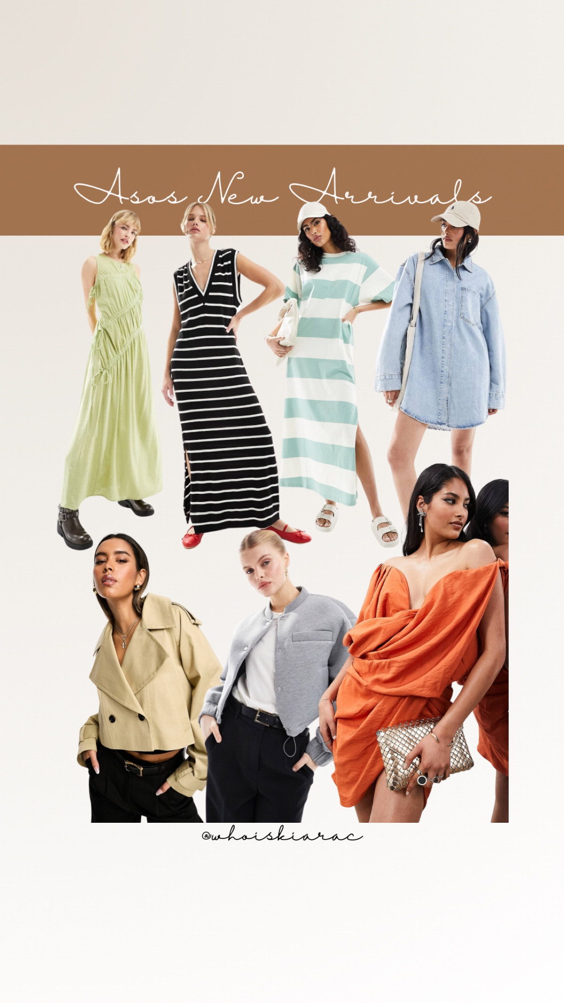 Take a look at ASOS' latest arrivals. They offer styles suitable for any occasion, whether it’s a vacation, date night or simply running errands. 

#LTKfindsunder100 #LTKstyletip #LTKSeasonal
