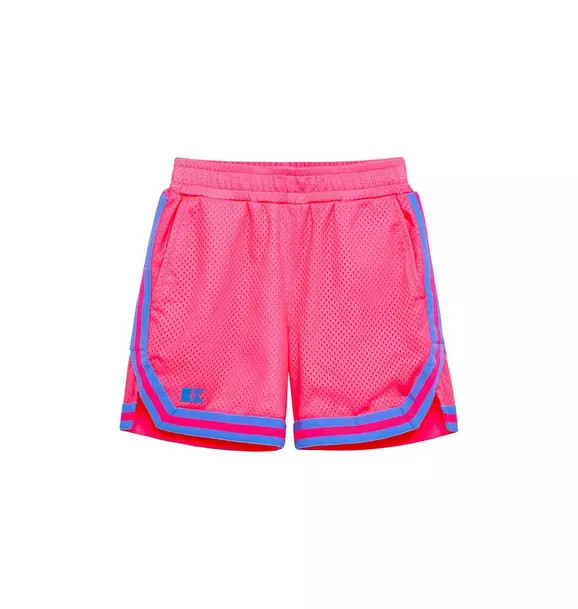 Boys Retro Basketball Short - Neon Pink | Janie and Jack