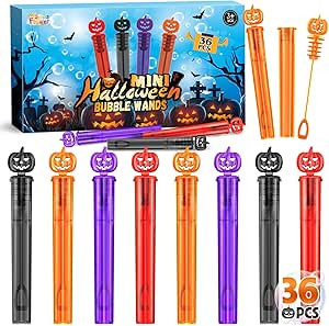 SpringFlower Halloween Party Favor For Kids, Halloween Mini Bubble Wands Halloween Gifts For Tric... | Amazon (US)