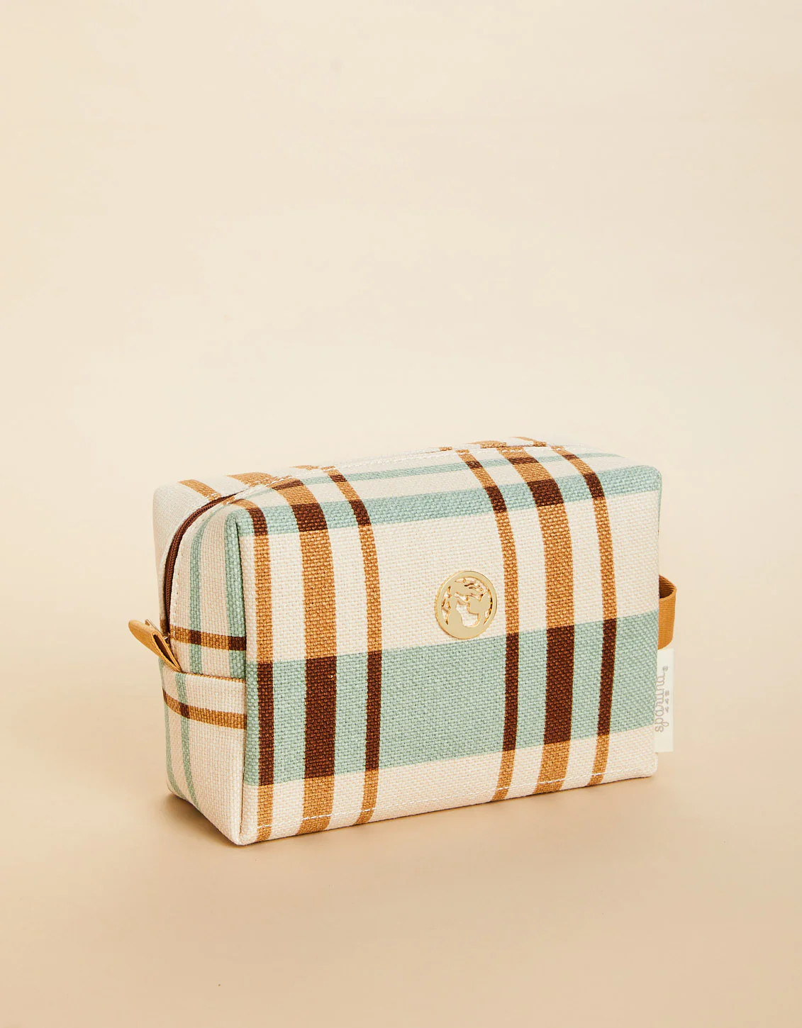 Cosmetic Case Kalalanta Plaid Cream | Spartina 449
