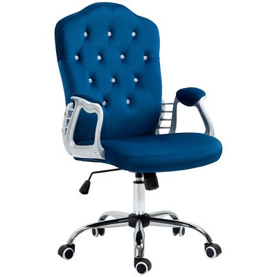 Velvet Office Chair Desk Chair with 360 Degree Swivel Wheels Adjustable Height Tilt Function | Target