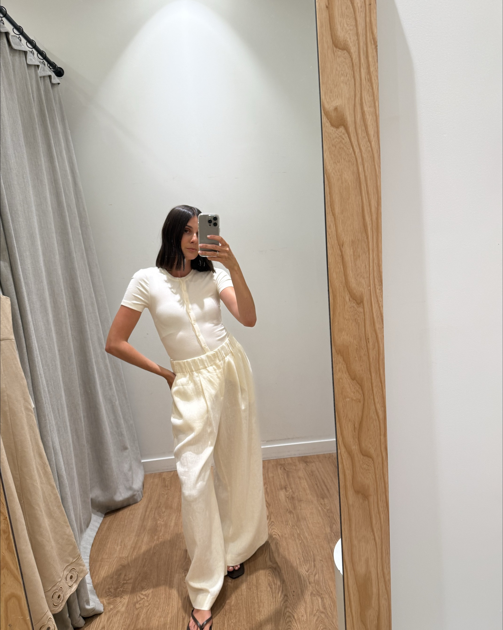 Another chic summer outfit I tried on from Seed. Wide leg linen pants and a chic short sleeve fitted tee. Pants are size 10, top is size 8 x 

#LTKstyletip #LTKaustralia