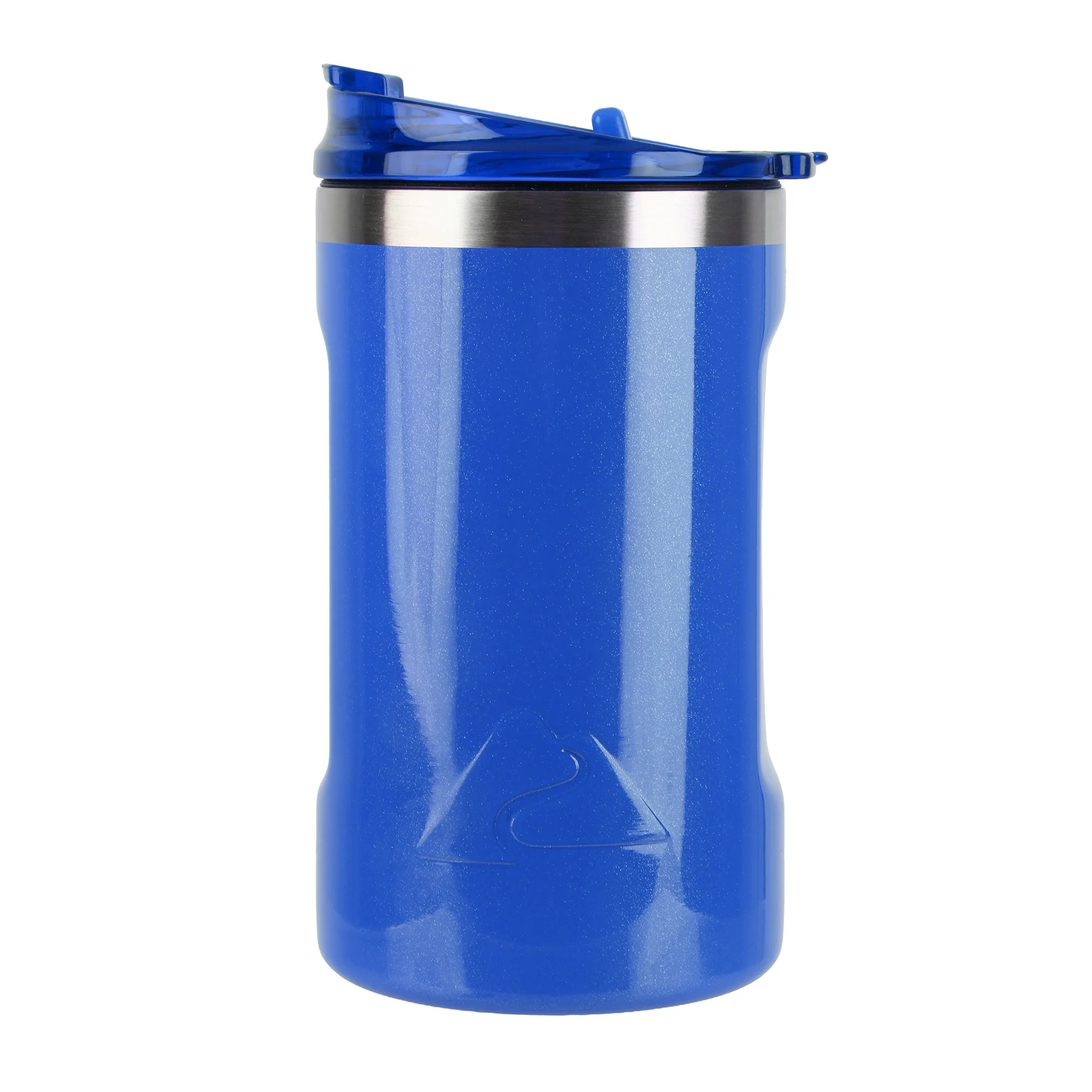 Ozark Trail 16oz Ceramic Lined Stainless Steel Can Tumbler with 2-in-1 Lid,Patriotic blue | Walmart (US)