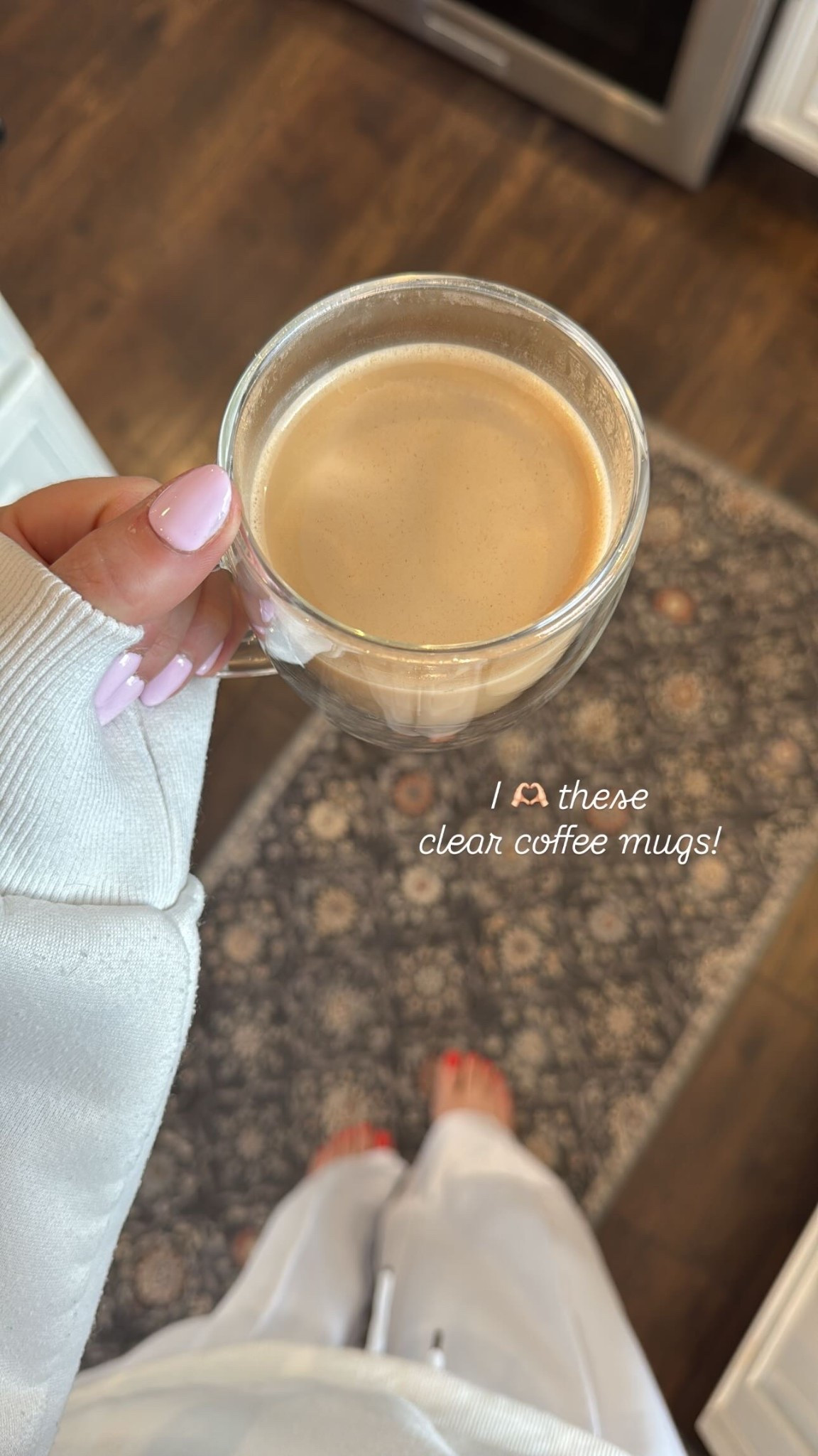 The cutest clear coffee mug! ☕️

#LTKSaleAlert #LTKdayinmylife #LTKHome