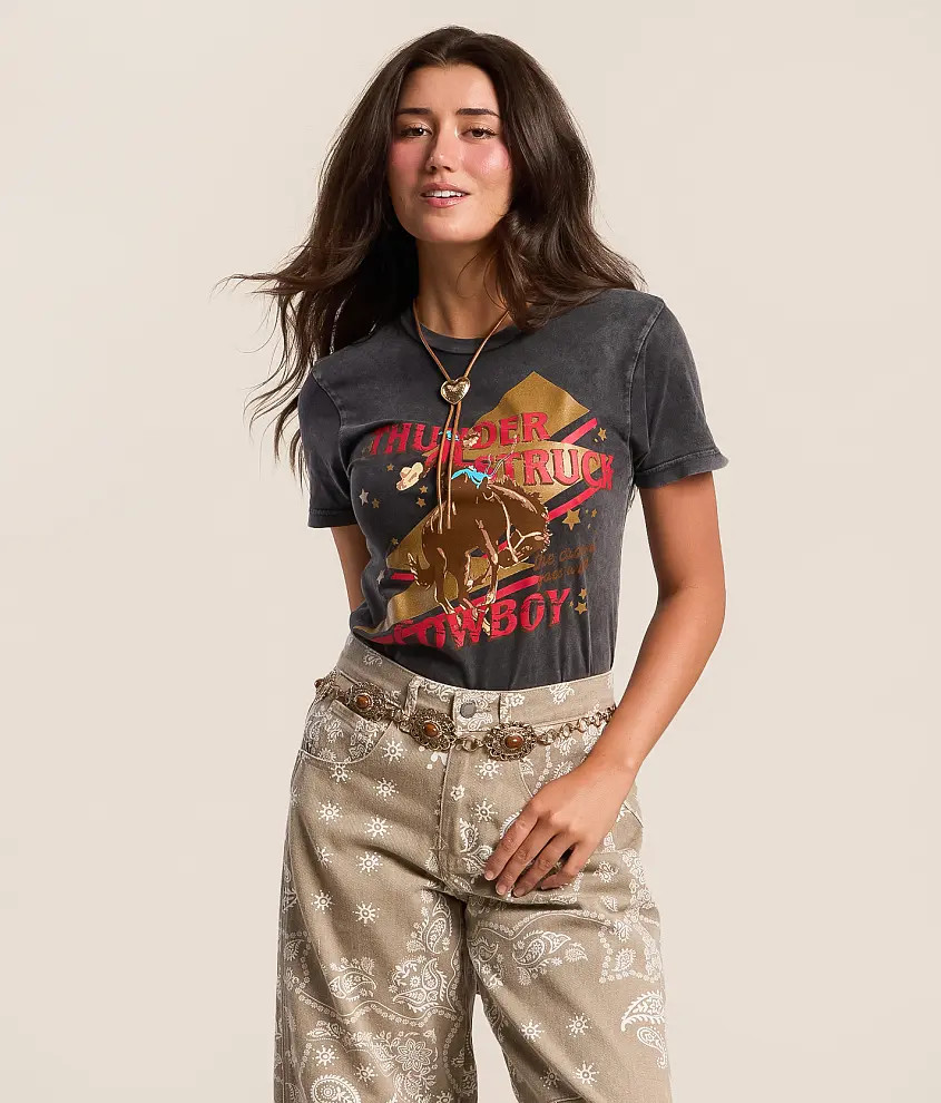 Thunder Struck Cowboy T-Shirt | Buckle