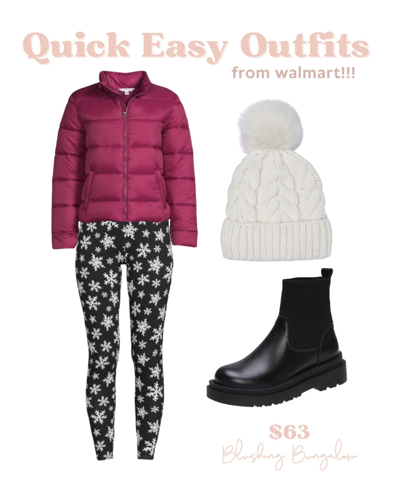 Winter outfits, holiday outfits, puffer jackets, black boots, beanie, women’s outfits, quick easy outfits, New Year’s Eve, Walmart, Walmart fashion. #walmartfashion #walmart

#LTKHoliday #LTKfit #LTKSeasonal