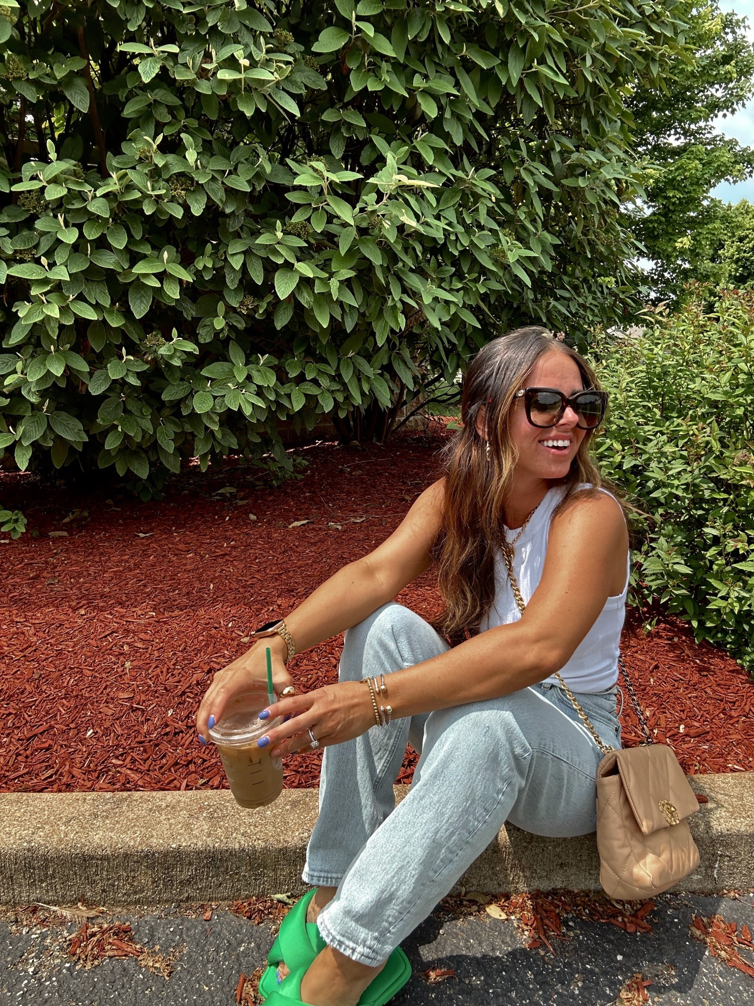 The perfect spring outfit for a coffee or lunch date 🧋💚

#LTKselfcare #LTKootd #LTKgrwm