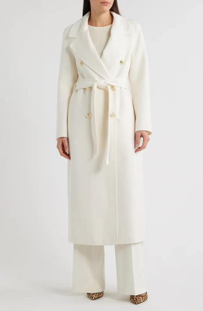 Reiss Dora Double Breasted Wool Blend Coat | Nordstrom | Nordstrom