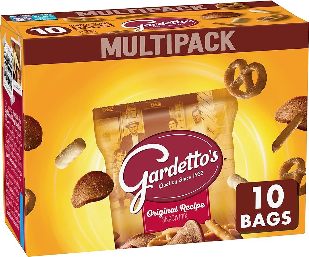 Gardetto's Snack Mix, Original Recipe, Multipack Snack Bags, 1.75 oz, 10 ct | Amazon (US)