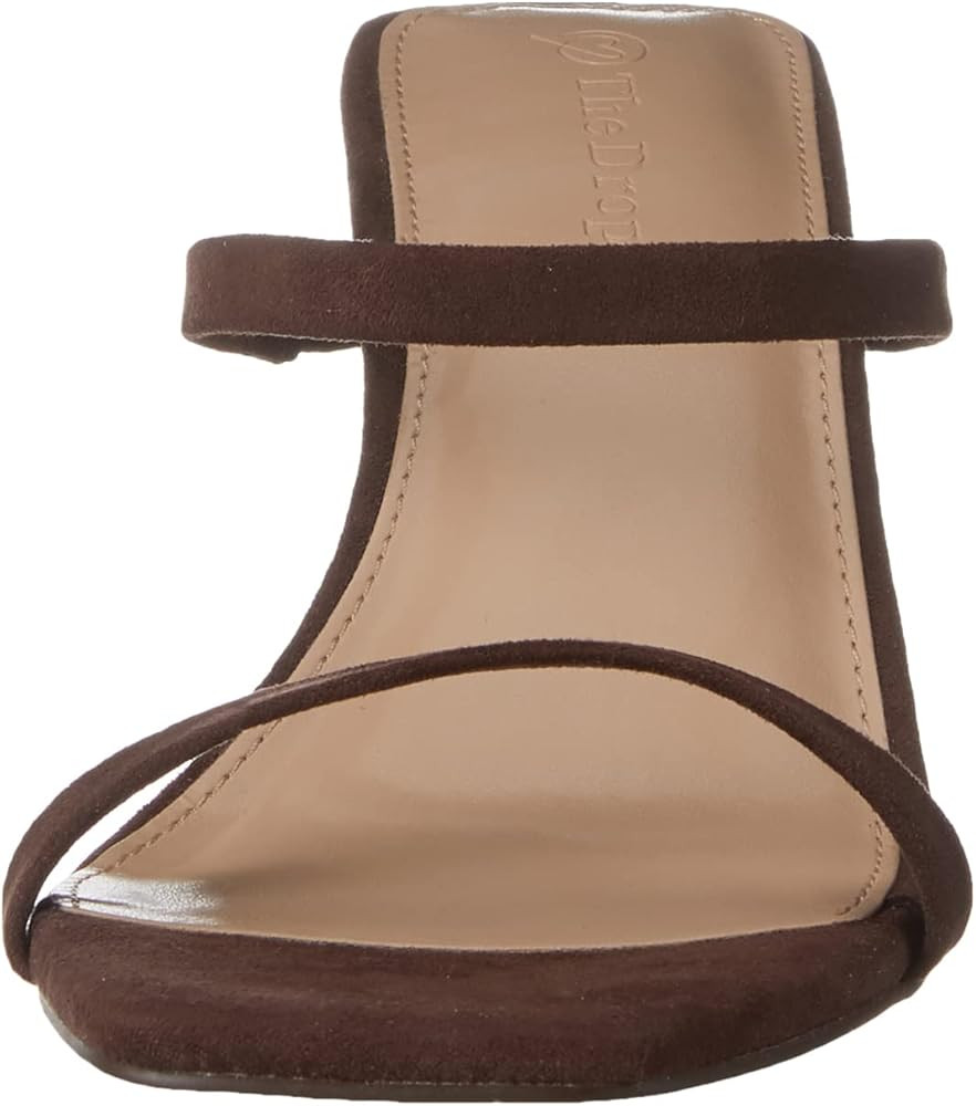 The Drop Women's Avery Square Toe Two Strap High Heeled Sandal | Amazon (US)