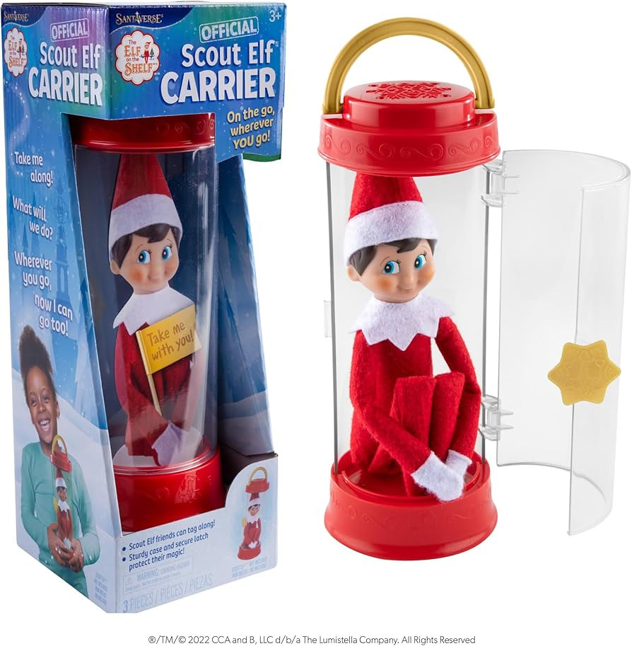 The Elf on the Shelf Scout Elf Carrier The Official Carrier from The North Pole for Scout Elf Fam... | Amazon (US)