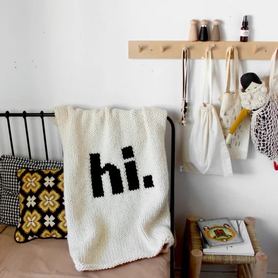 THE HI Baby Blanket | Etsy (US)