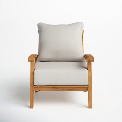 Summerton Teak Patio Chair with Cushions | Wayfair North America
