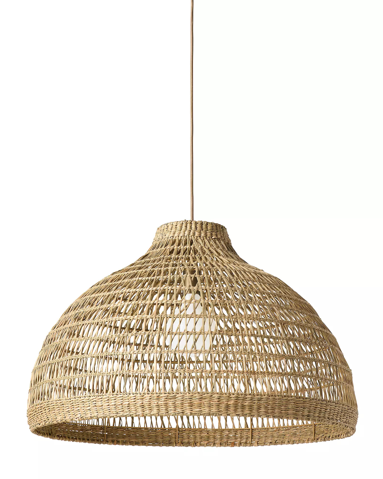 Bolinas Seagrass Dome Pendant | Serena and Lily