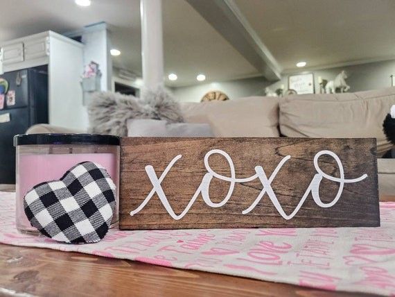 Valentines Day XOXO Wood Farmhouse Style Sign | Etsy (US)