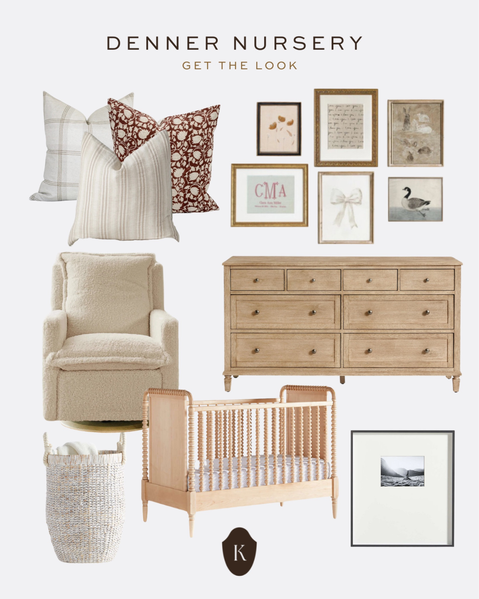 Shop the gender neutral Denner baby nursery design! 

#LTKBaby #LTKHome