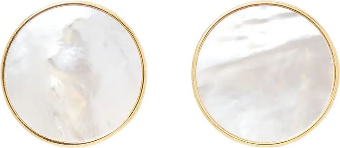 mother-of-pearl statement drop earrings | Nordstrom