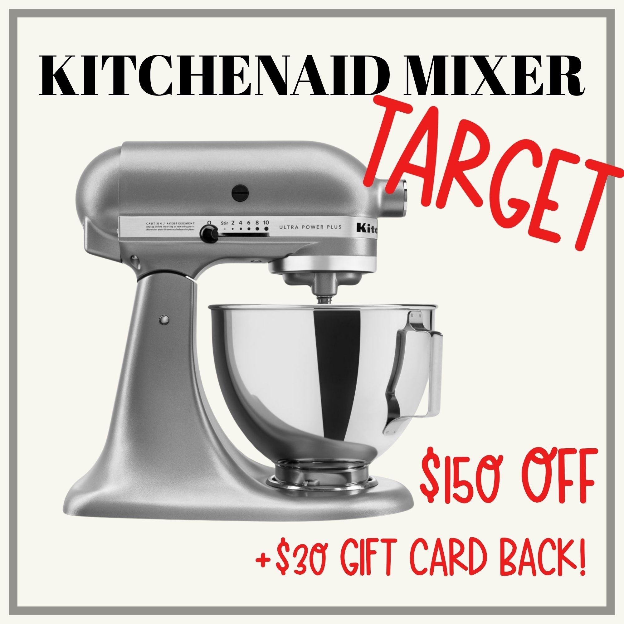 One of most favorite Christmas gifts! 😍🤩 
My kitchenaid mixer is a dream and it’s on HUGE sale at Target plus money back! Who doesn’t love that?! 

#LTKHome #LTKHoliday #LTKGiftGuide