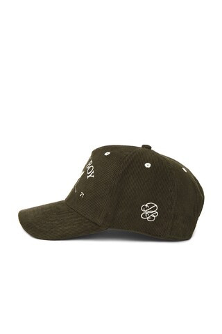 Mountain Corduroy Trucker Hat in Pine | Revolve Clothing (Global)