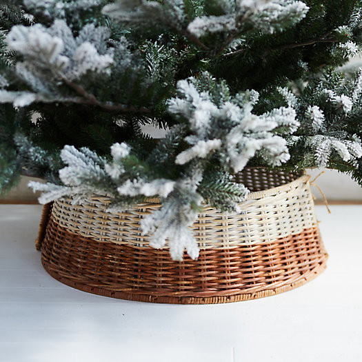 Two-Tone Rattan Tree Collar | Terrain